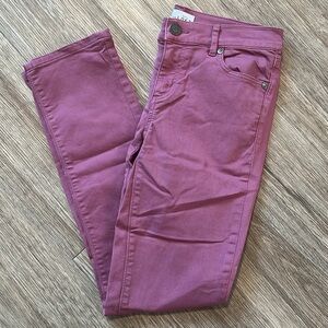 LOFT Women's Skinny Crop Berry Jeans 24/00
